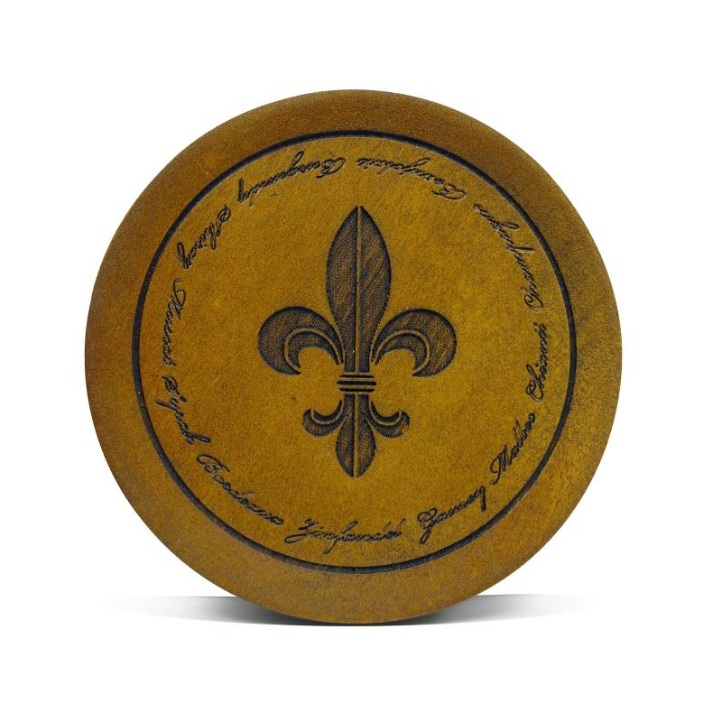 Epicureanist Set of 4 Wooden Wine Glass Appetizer Lids