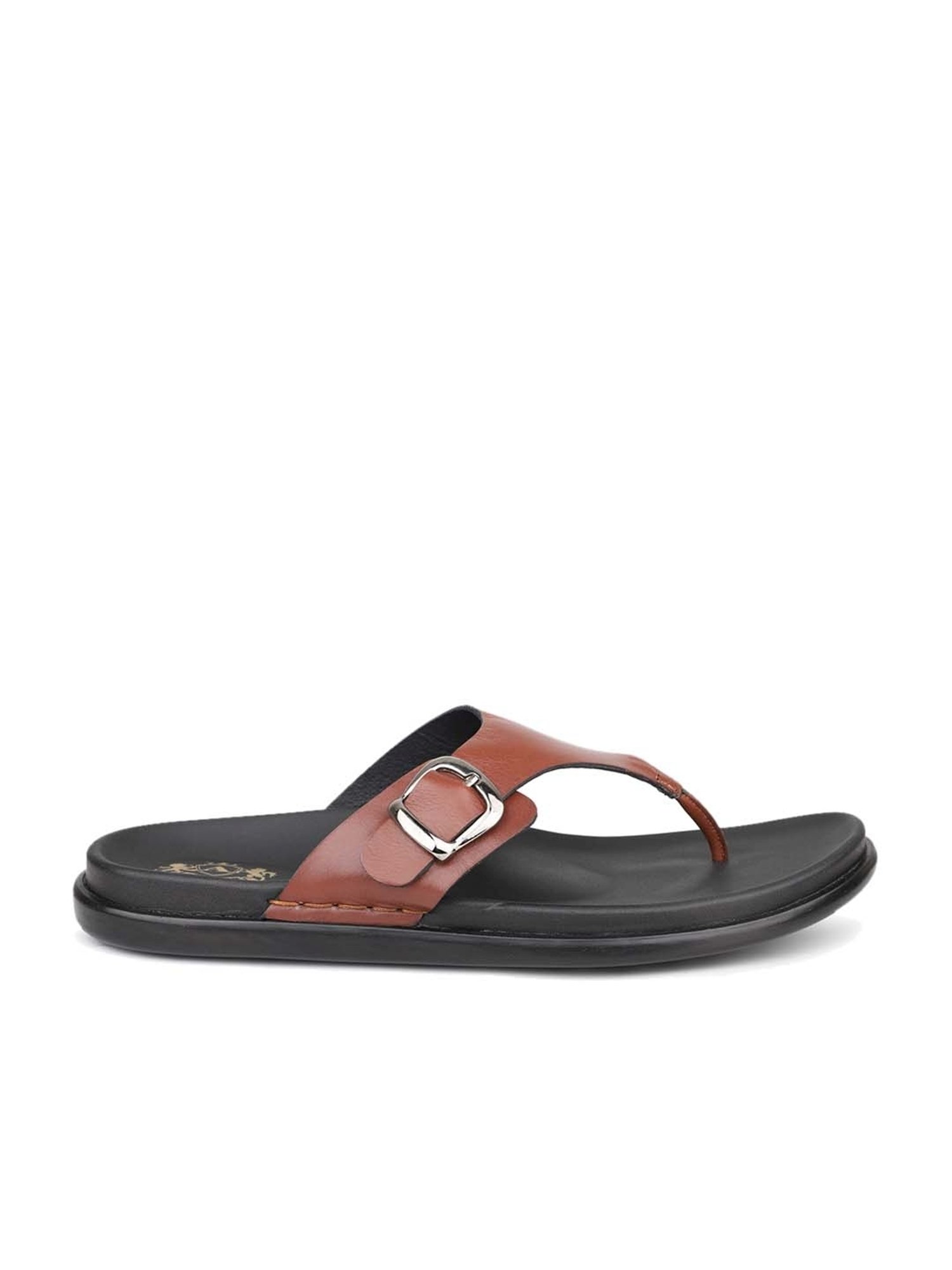 Atesber Men's Tan Thong Sandals