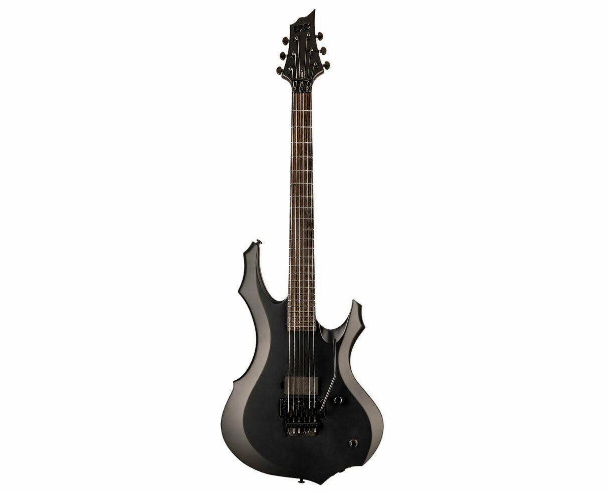 ESP LTD F Black Metal - Black Satin