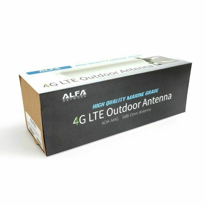 Alfa AOA-M4G High Gain 3G/4G/LTE Outdoor Omni Antenna for Verizon, AT&T, Sprint