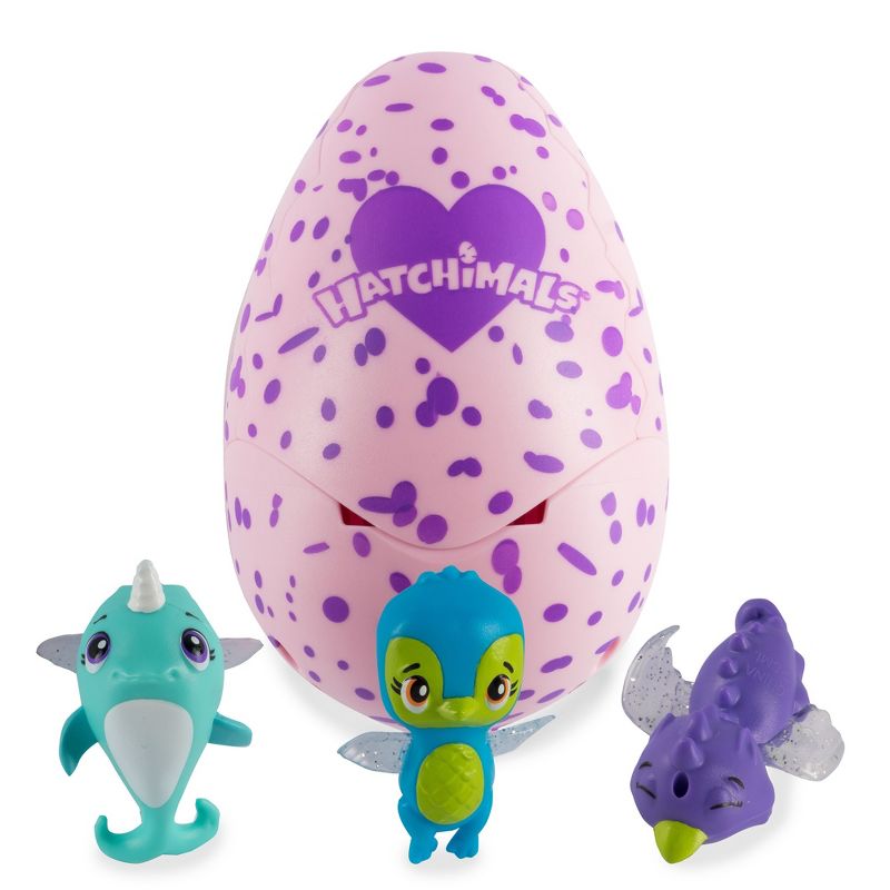Swim Way 6.5" Speckled Splash Divers Hatchimals Swimming Pool Toy - Pink/Purple
