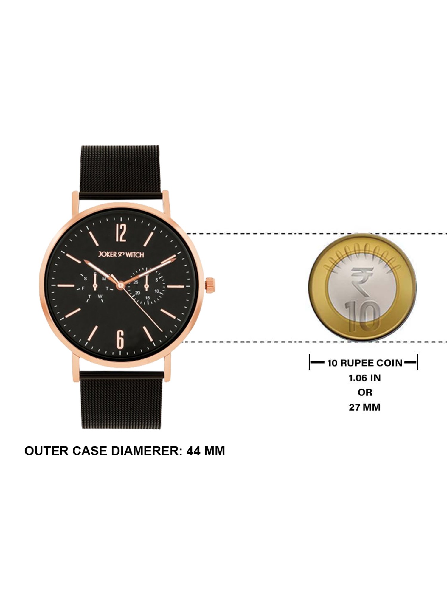 Joker & WItch JWBS912 Multifunction Watch for Women With Bracelet