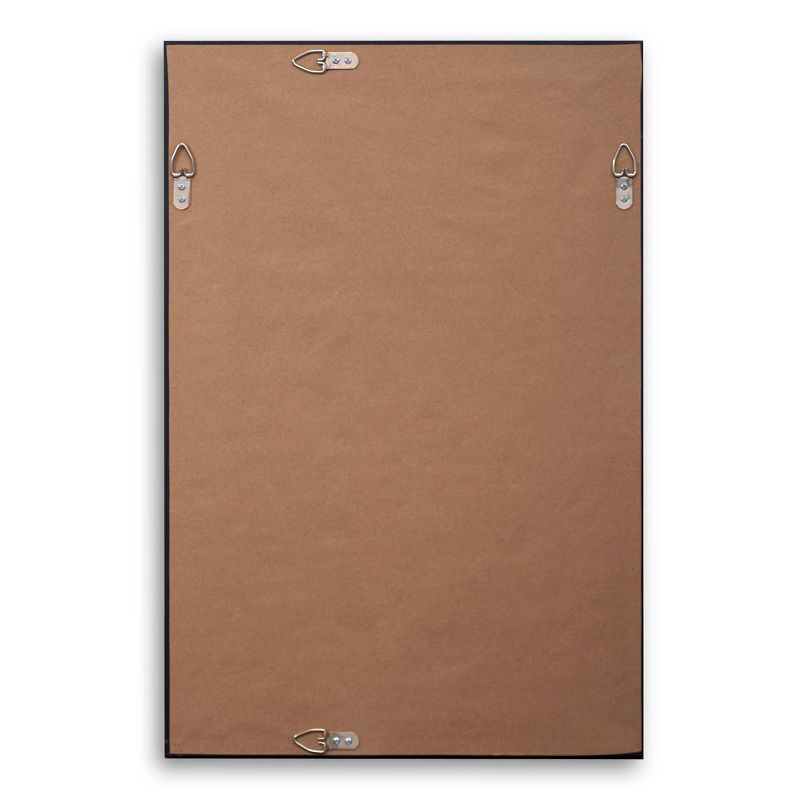 24" X 36" Meadow Framed Beveled Glass Wall Mirror Whitewash - Alpine Art & Mirror