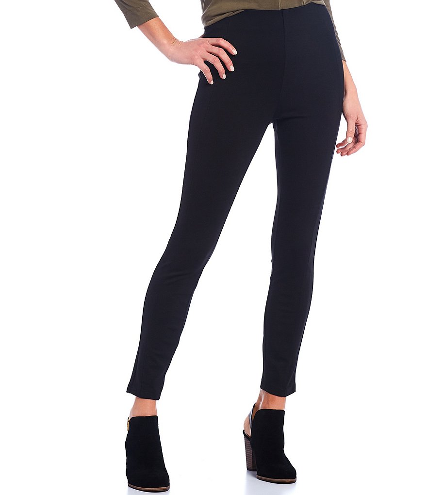 Gibson & Latimer High Rise Seamed Front Pull-On Ponte Leggings