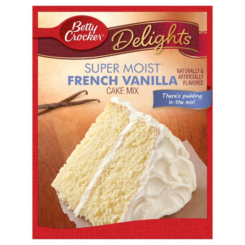 Betty Crocker Super Moist French Vanilla Cake Mix - 15.25oz