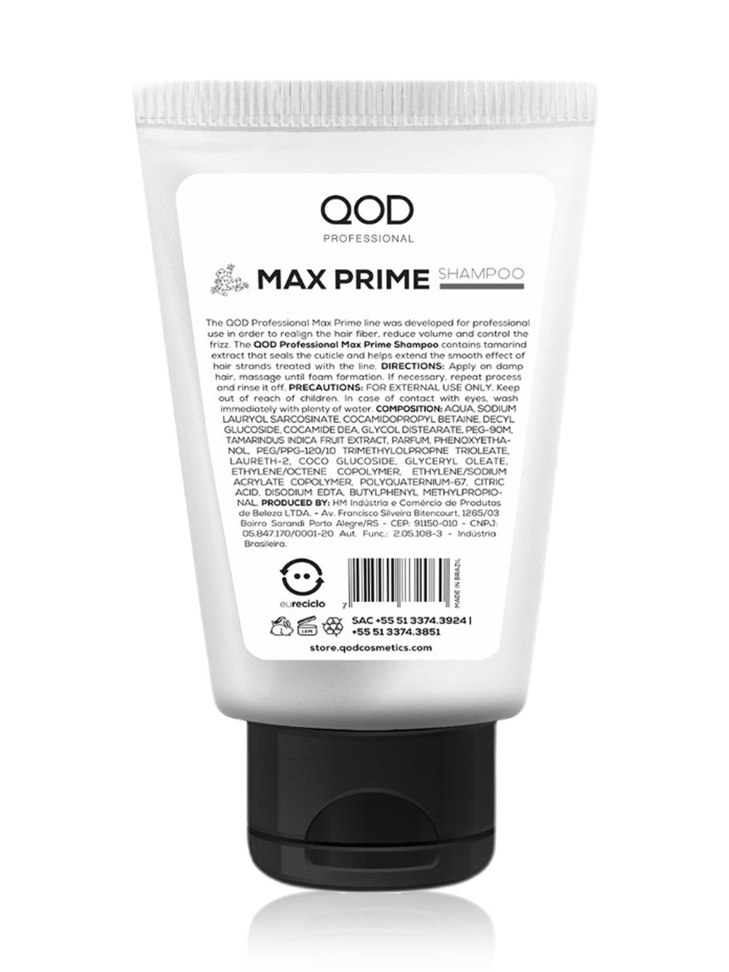 QOD Professional Max Prime Shampoo - 60 ml