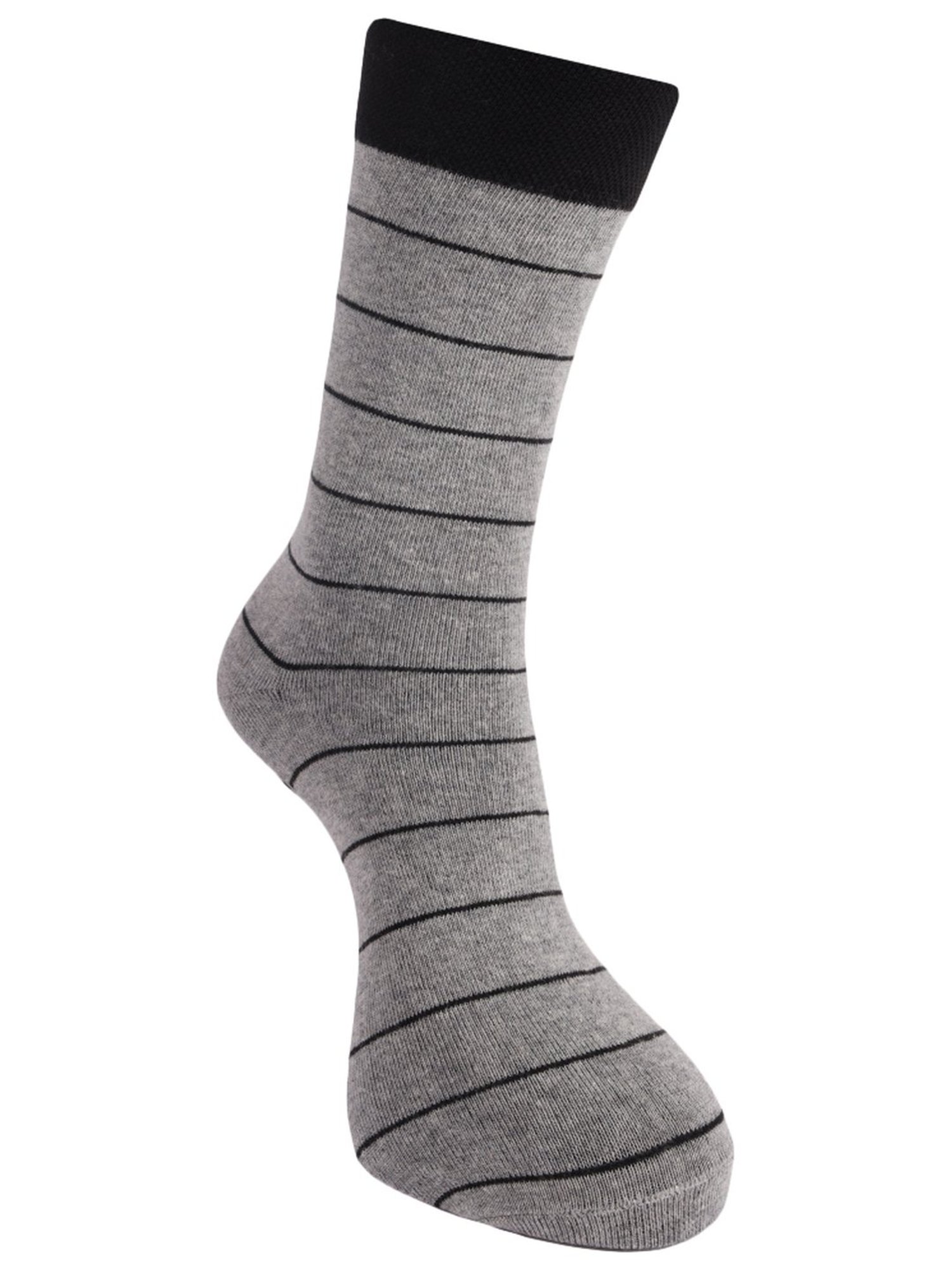 Jockey 7036 Light Grey Compact Terry Cotton Ankle Length Socks with Stay Fresh Treatment