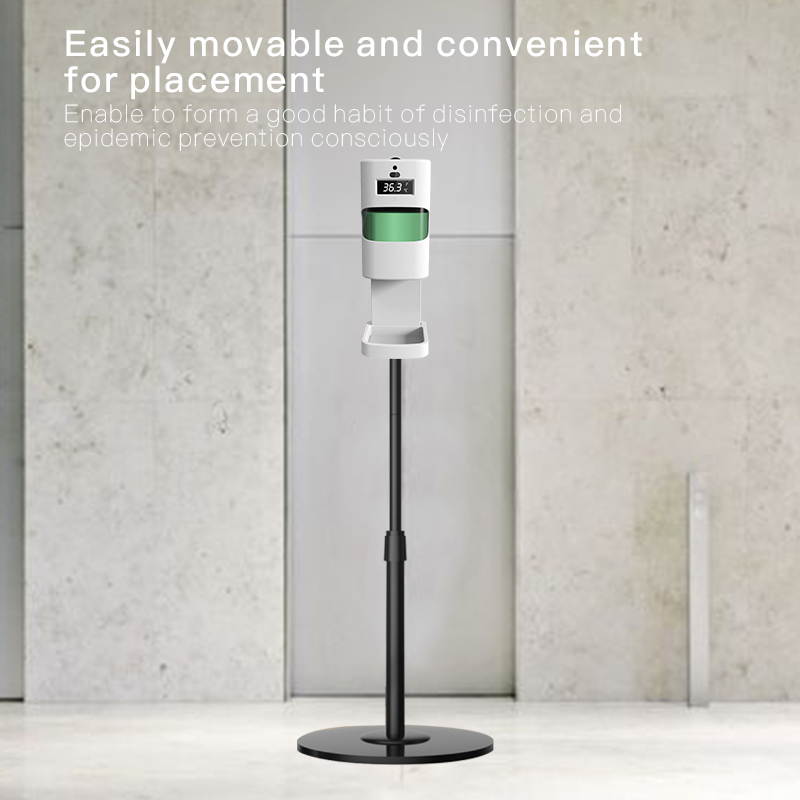 Blueskysea Soap Dispenser with Non-Contact Thermometer,Wall-Mounted Temperature Scanner,Automatic Soap Dispenser 1100ml for Home,School,Hospital, Office, Airport ect.