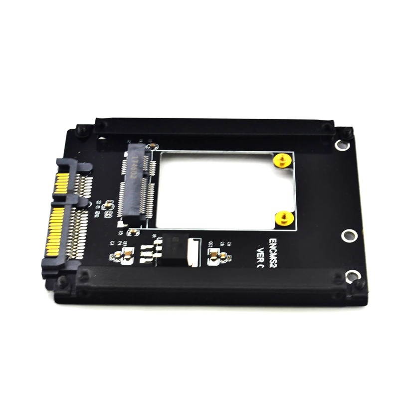 mSATA to SATA Adapter Mini PCIe mSATA SSD to 2.5" SATA3 Drive Converter Card Adaptor Support Full High mSATA SSD for Computer PC
