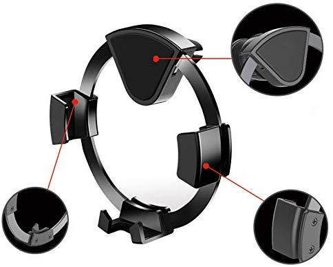 Universal Cell Phone Holder with Gravity Sensor Design Creative Round Shaped Air Vent Car Mount for Smartphone