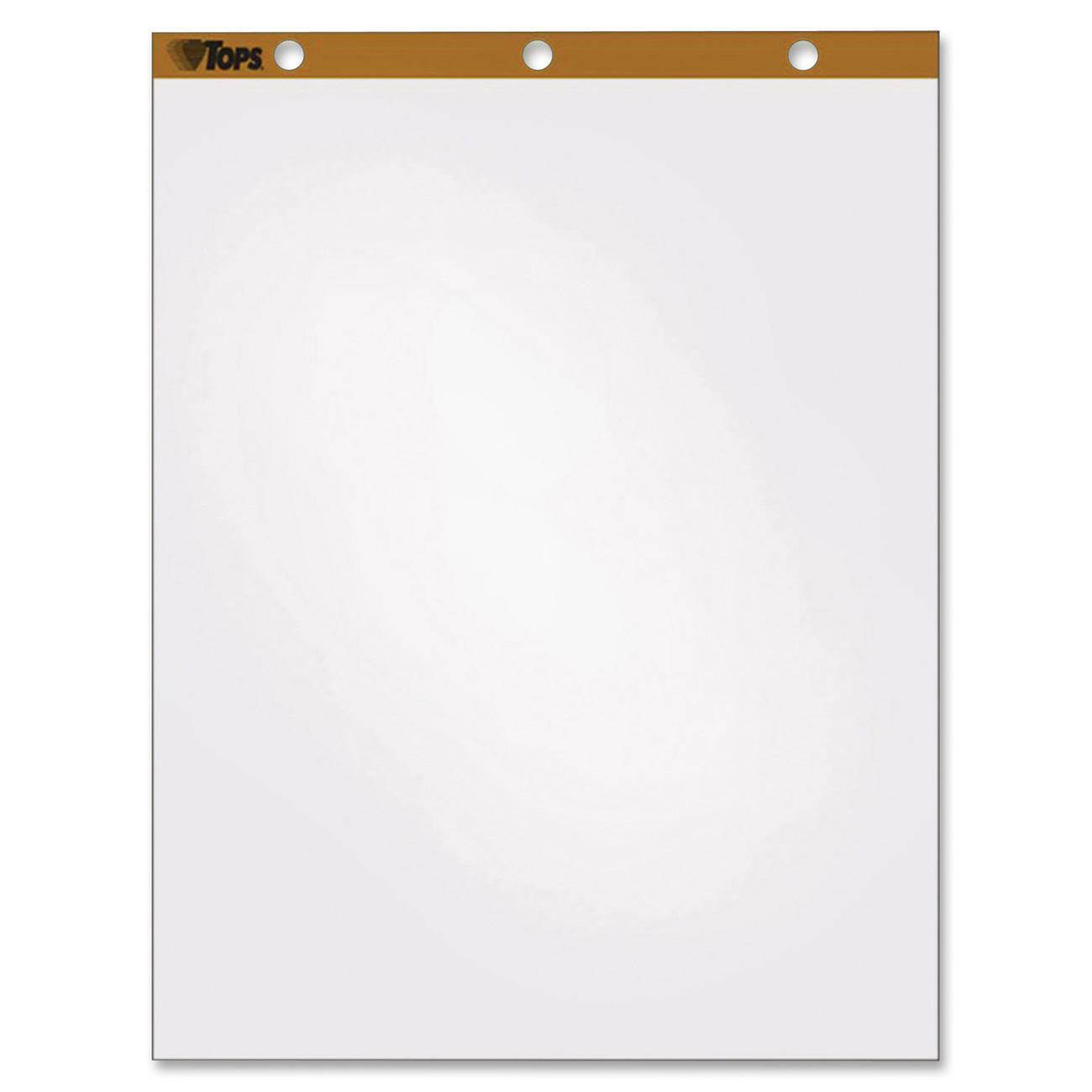 Tops Easel Pad Plain Ruled 50 Sheets 27"x34" 4/CT WE 79011