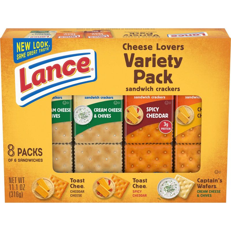 Lance Cheese Lovers Variety Pack - 11oz