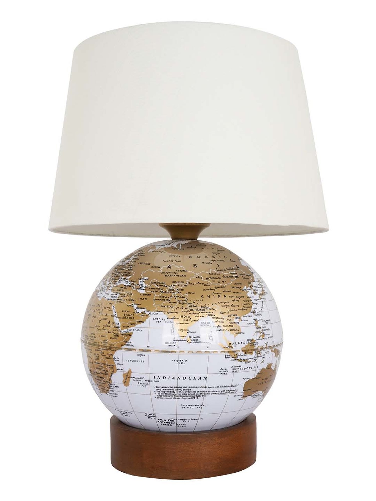 Fos Lighting Warm Lighting World Globe Table Lamp
