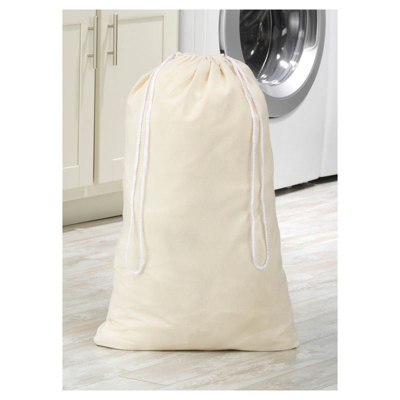 Whitmor Laundry Bag White