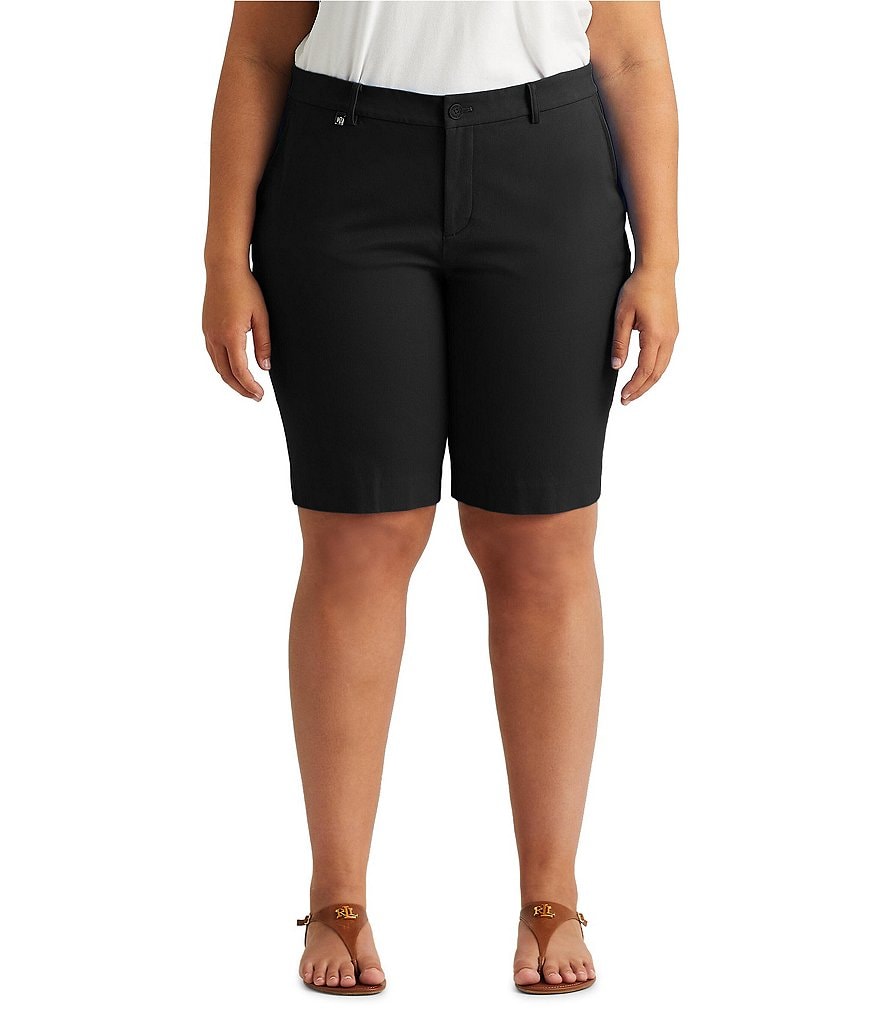 Vince Camuto Plus Size Tencel Drawstring Shorts