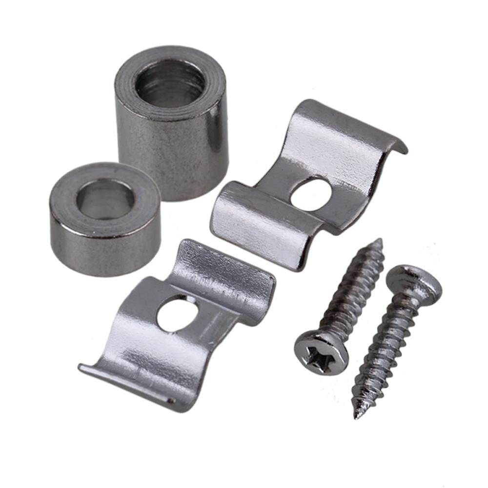 BQLZR 10Pieces Zinc Alloy Guitar String Tree Guide Retainer Spacer 0.43Inch Screw