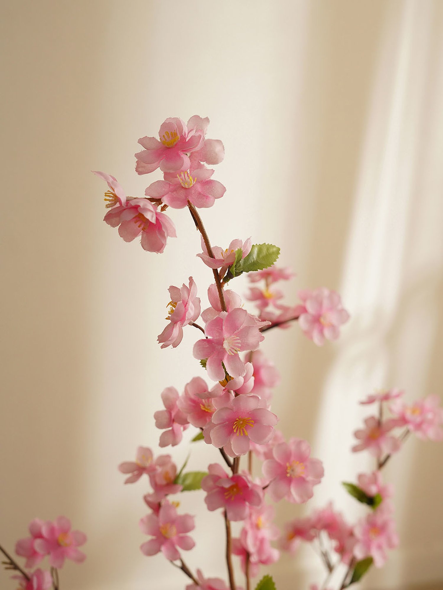 Pure Home and Living Pink Plastic Potted Plants