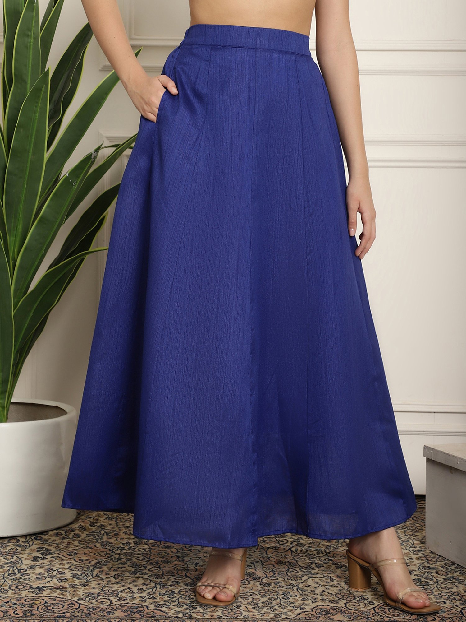 NEUDIS Blue Maxi Skirt