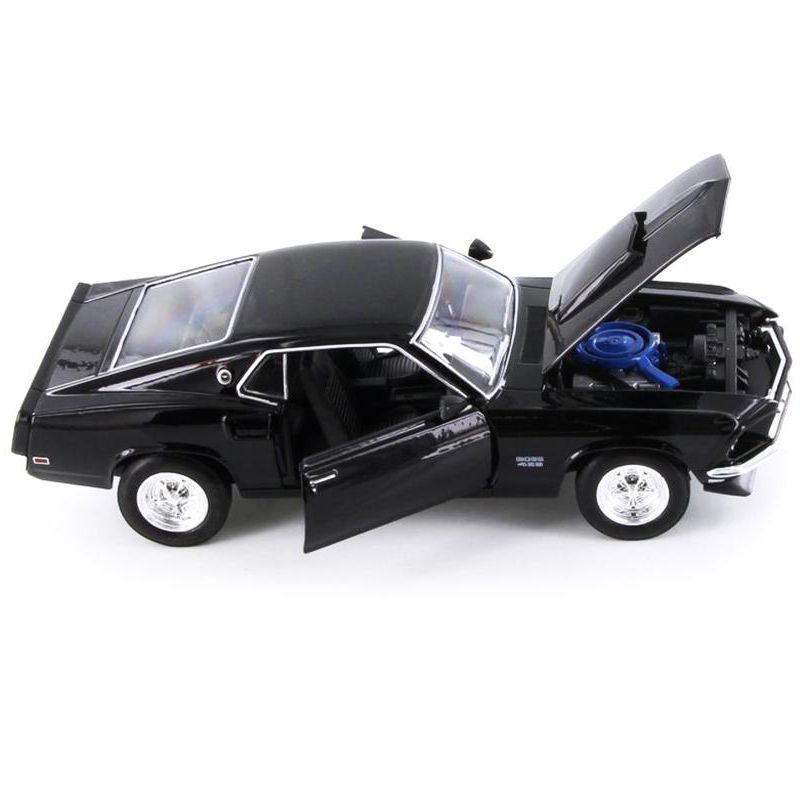 1969 Ford Mustang Boss 429 Black "NEX Models" 1/24 Diecast Model Car by Welly