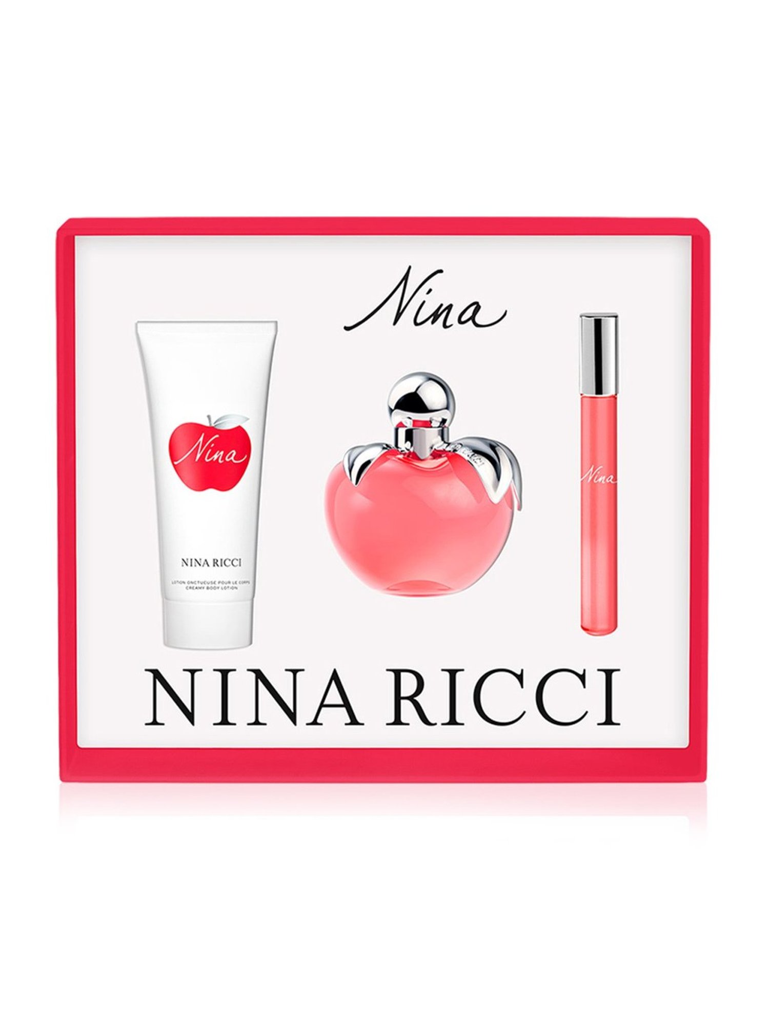 Nina Ricci Eau de Toilette, Body Lotion & Roll-On Combo