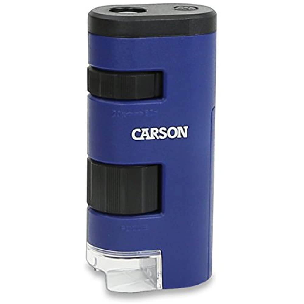 Carson MM-450 PocketMicro - Lightweight, Portable 20-60x Power Pocket Microscope