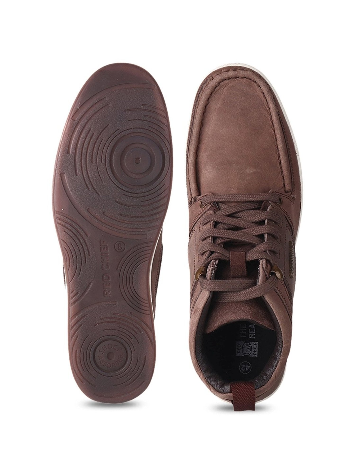 Red Chief Men's Brown Derby Boots