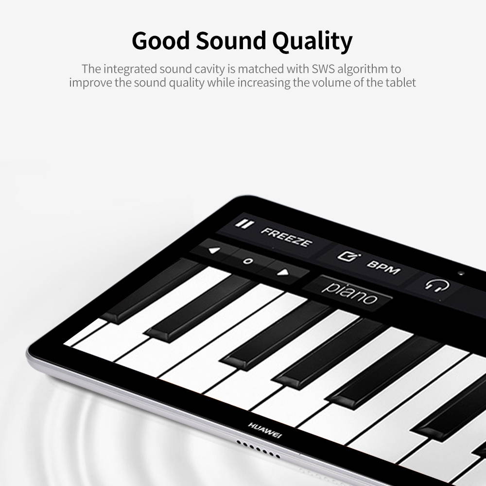 HUAWEI MediaPad T3 10 Tablet 9.6 inch Qualcomm Snapdragon 425 Quad-core CPU 3GB+32GB Memory EMUI 8.0 System Support LTE Grey