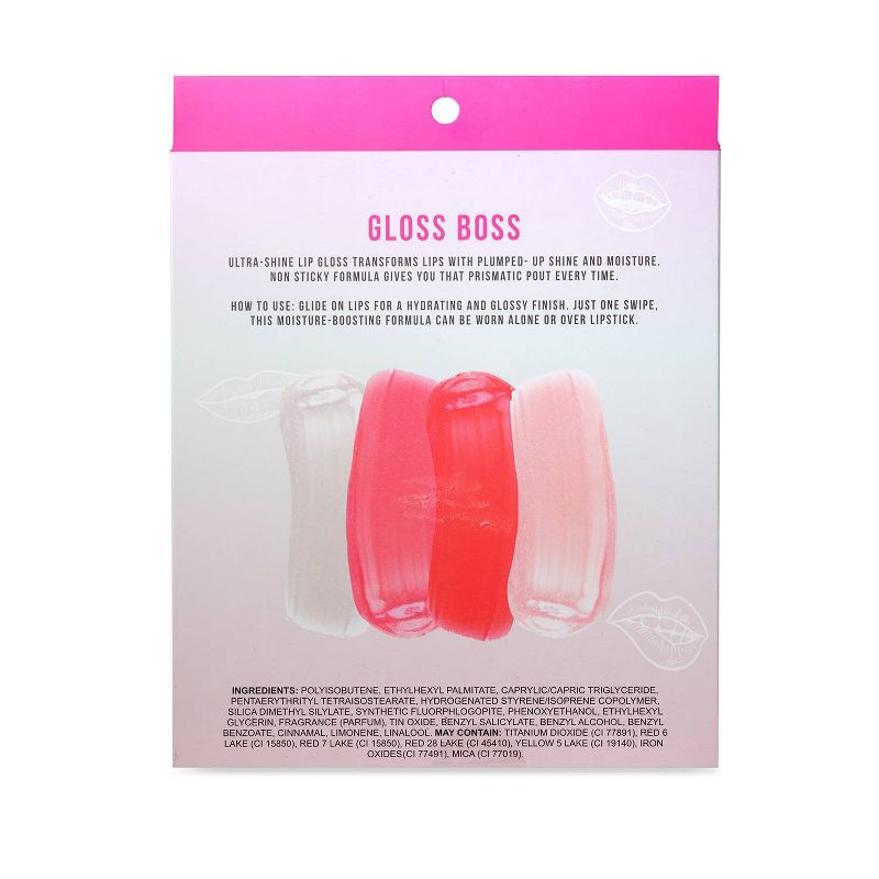 Starlit Studio Gloss Boss Lipgloss - 4pk