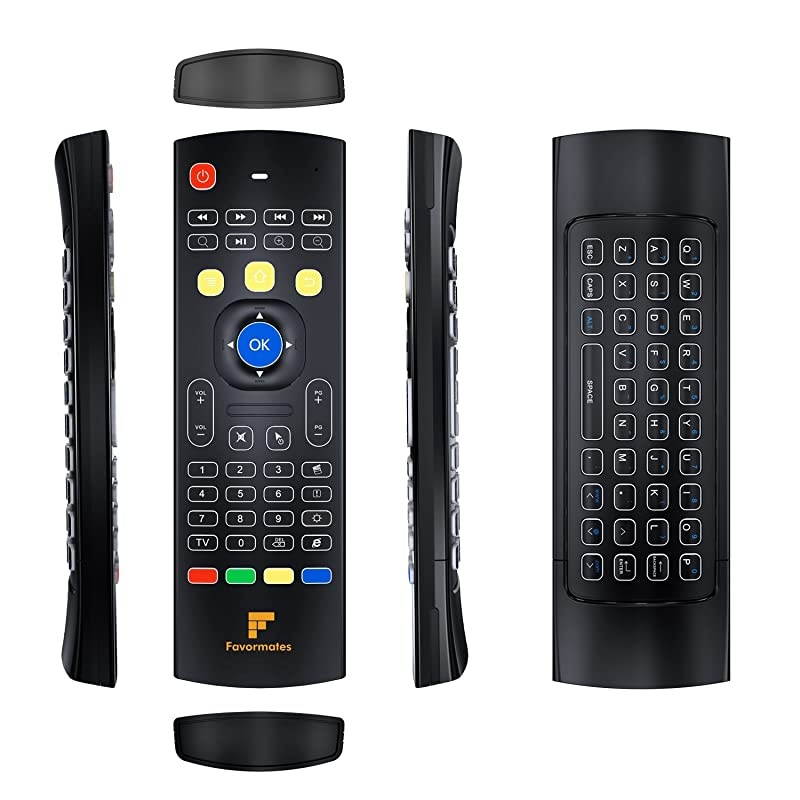 Air Remote Mouse MX3 Pro,2.4G Backlit Kodi Remote Control,Mini Wireless Keyboard & Infrared Remote Control Learning, Best for Android Smart Tv Box HTPC IPTV PC Pad Xbox Raspberry pi 3