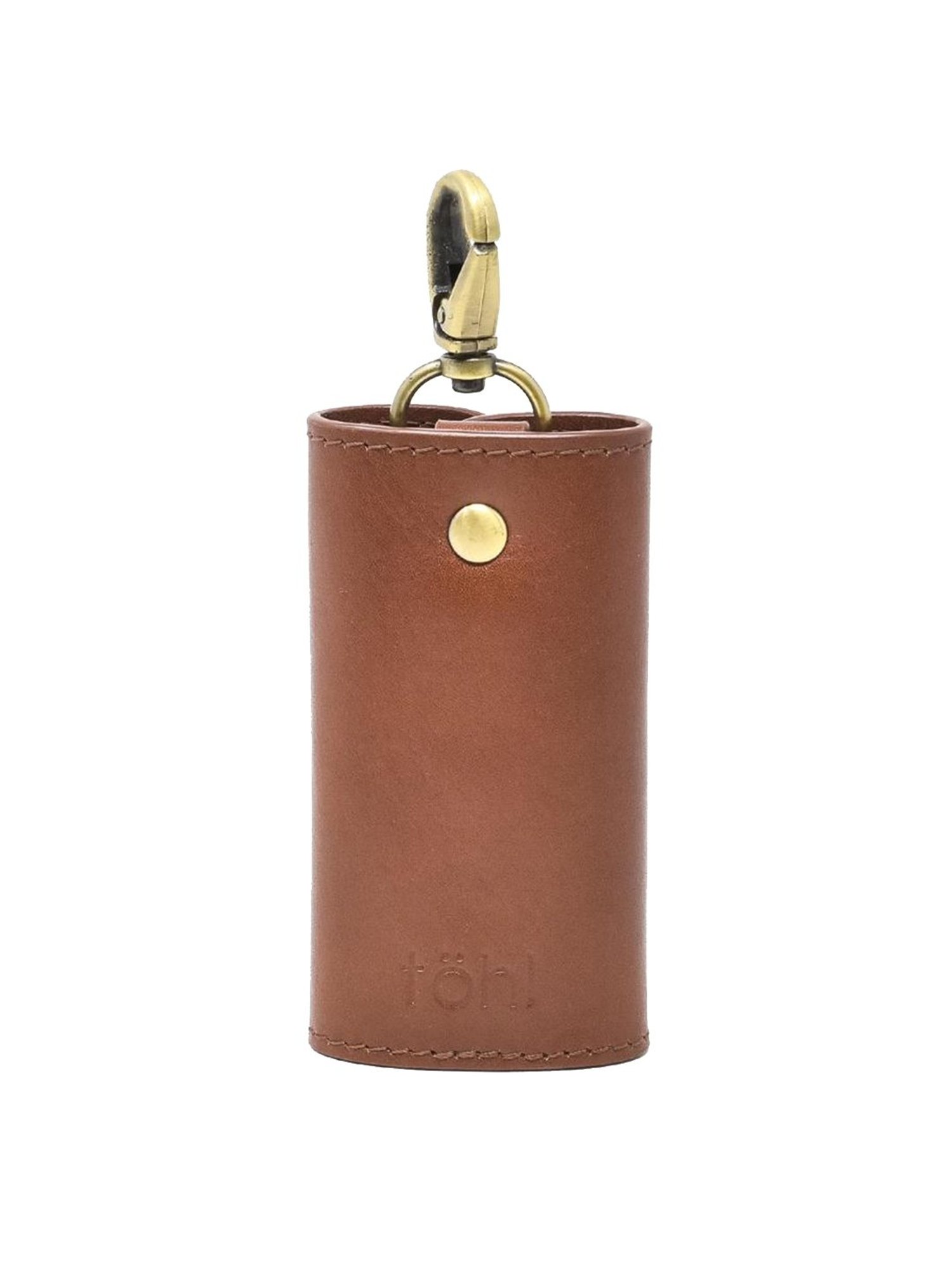 Tohl Luton Tan Leather Solid Key Chain
