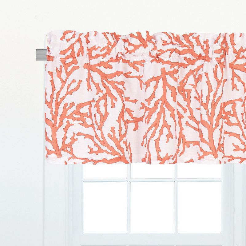 C&F Home Cora Cotton Valance Window Treatment Set 2