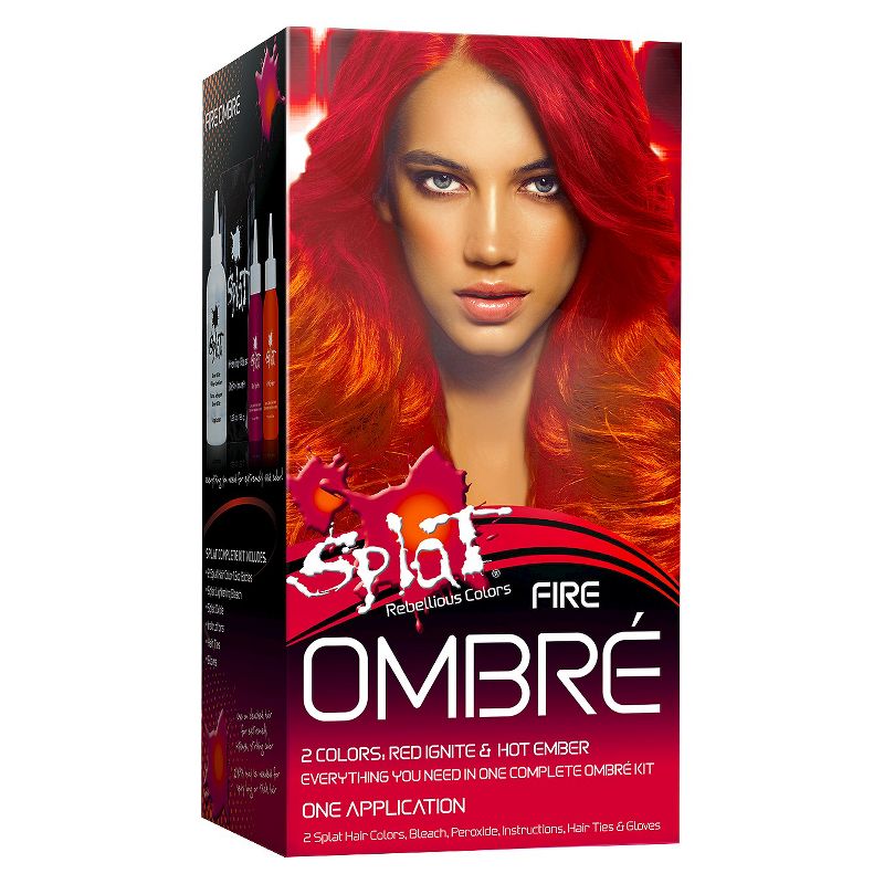 Splat Ombre Fire Hair Bleach and Color kit - 5.2 fl oz