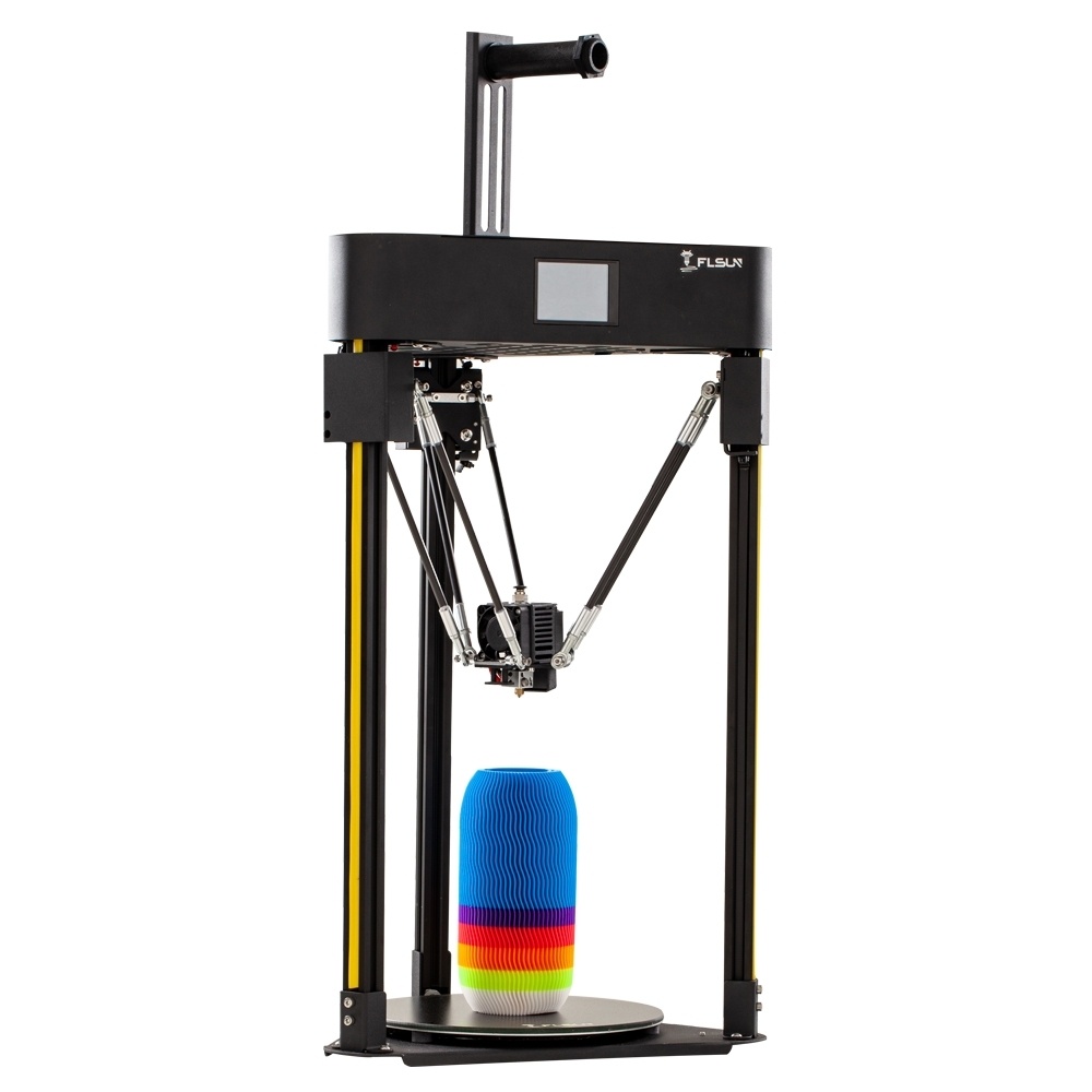 FLSUN-Q5 Delta 3D Printer Auto-Leveling Touch Screen Lattice Glass Platform, Printing Size: