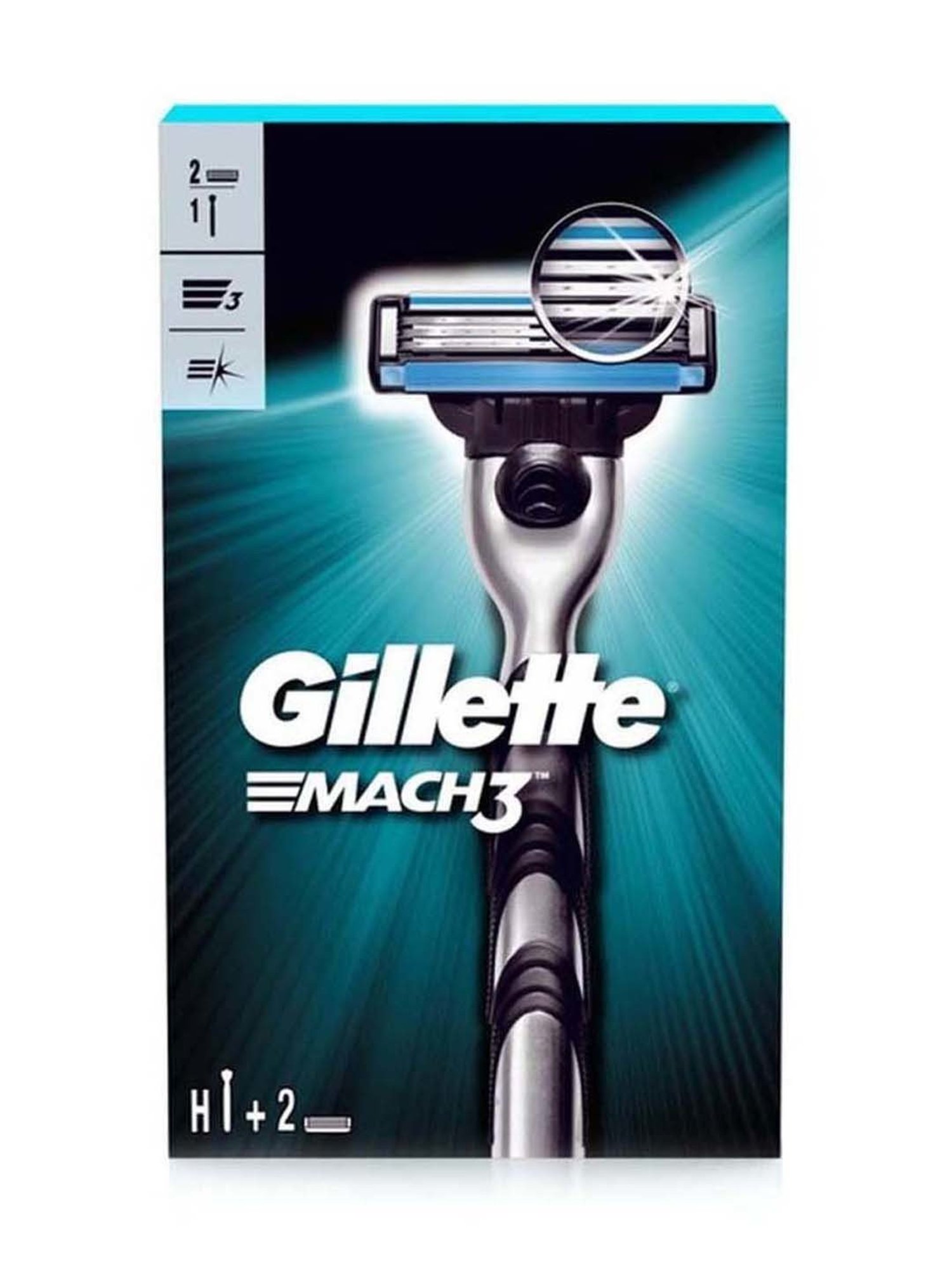 Gillette Mach 3 Shaving Razor & 1 shaving Blade Cartridge