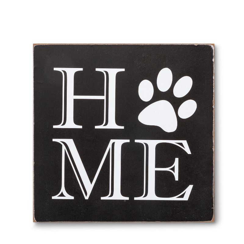 Lone Elm Studios Set of 2 Wood Dog Themed Wall D'ecor