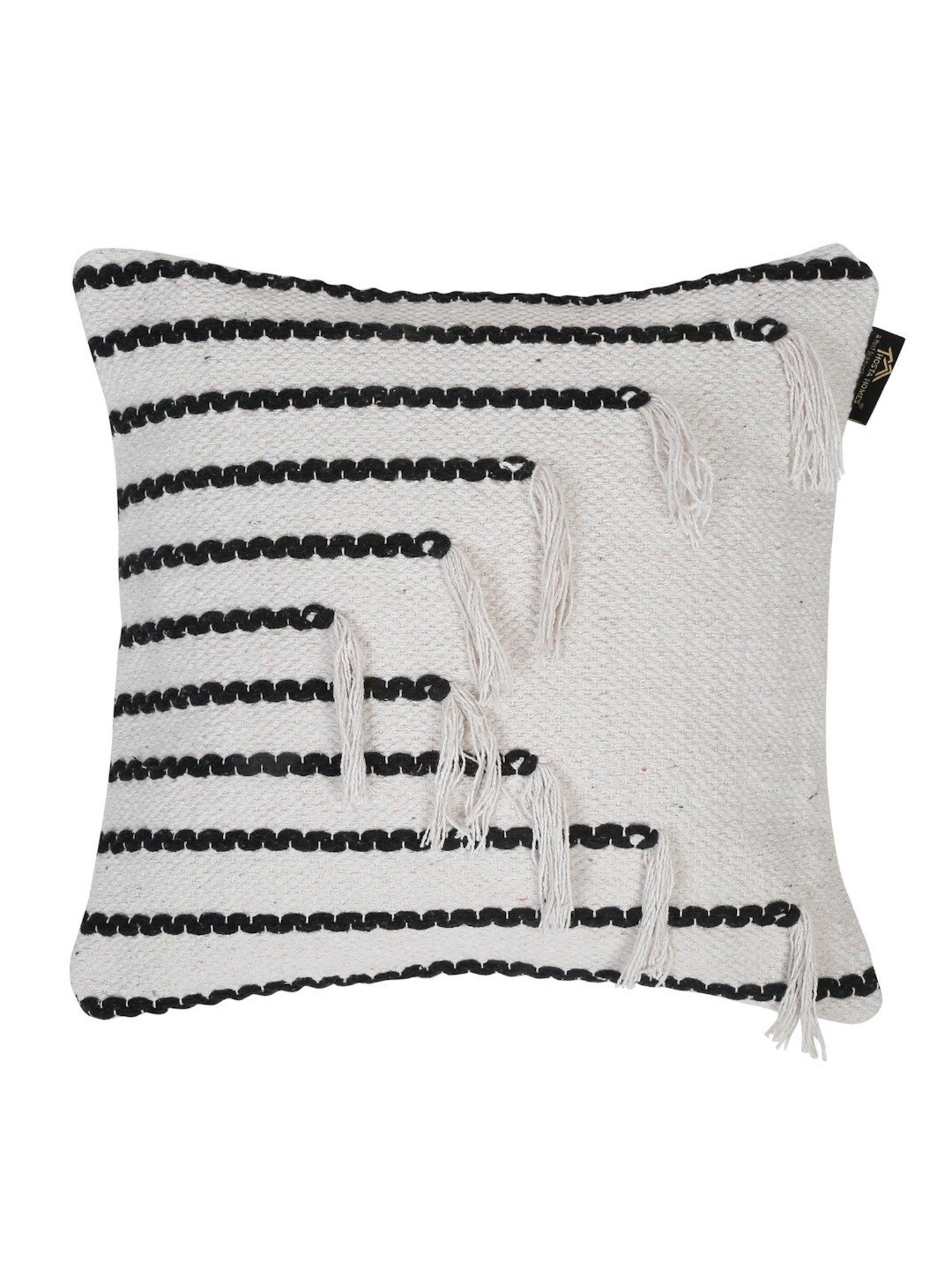 Swayam Multicolor Cotton 40 cm x 40 cm Cushion Covers - Set of 2