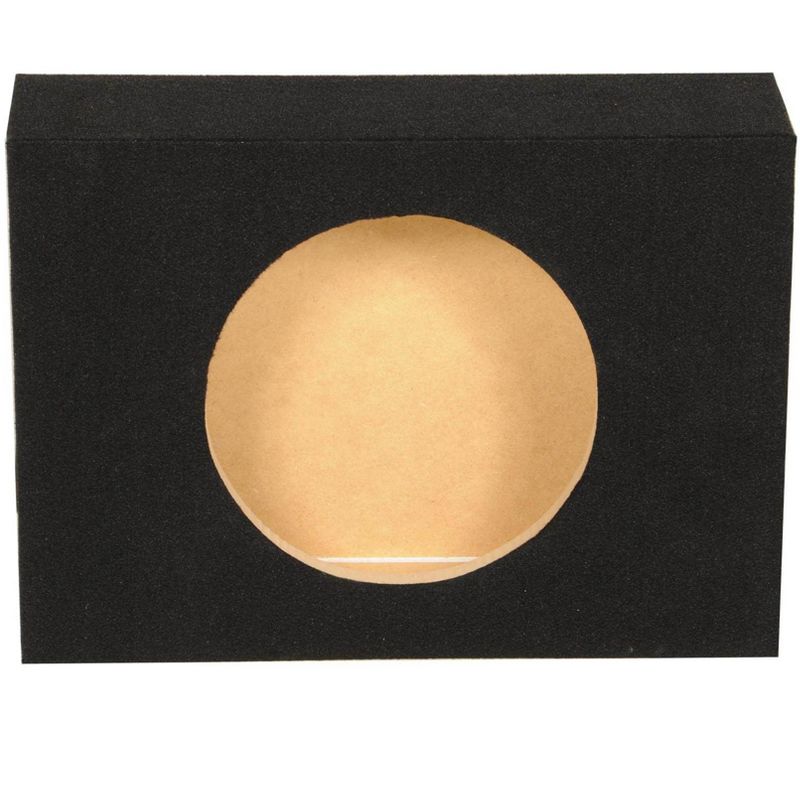 2 Q-Power Shallow Single 10" Sealed Truck Subwoofer Enclosure 5/8" MDF Sub Boxes