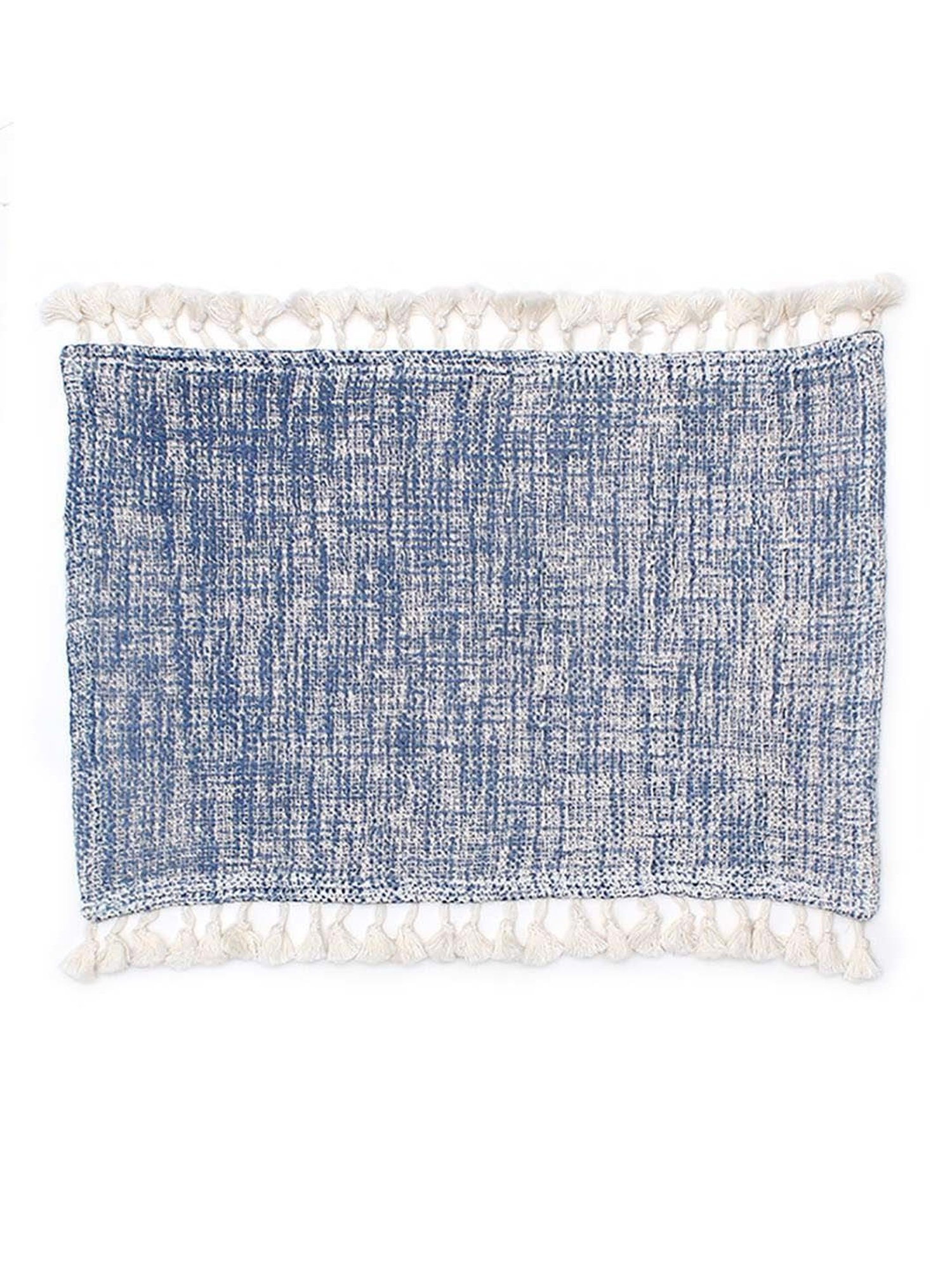 House This Arabian Sea Blue Cotton Placemats - Set of 2