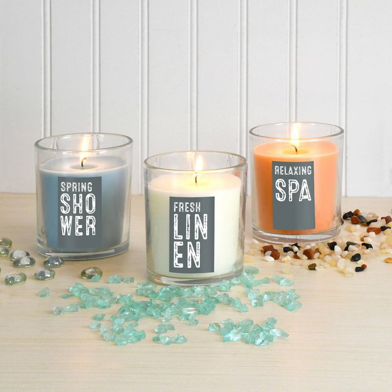 18oz 3ct Fresh Collection Scented Candle Set