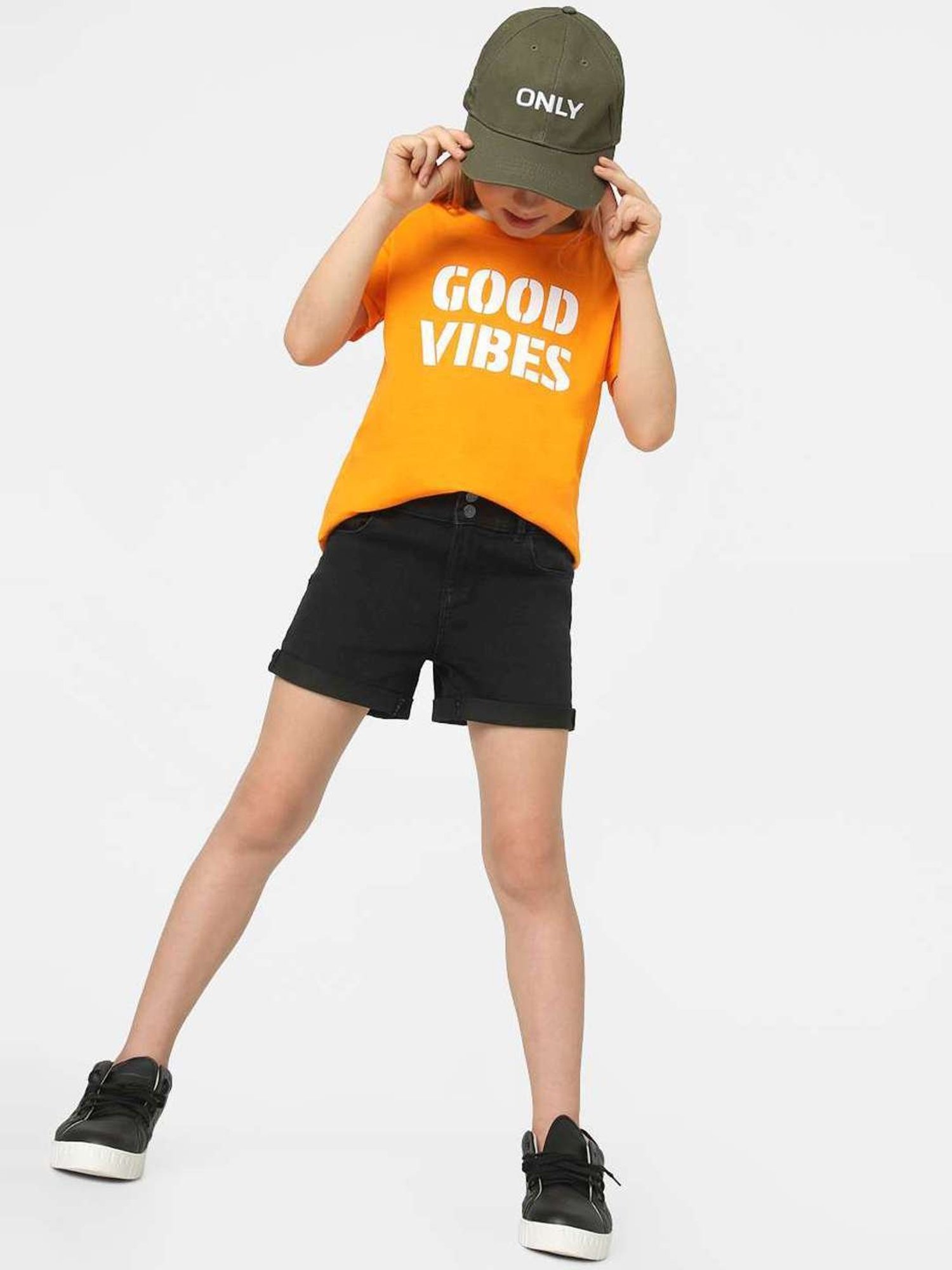 United Colors of Benetton Kids White Solid Shorts