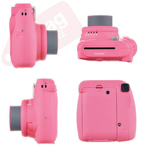 fujifilm instax mini 9 instant camera clear pink  special edition