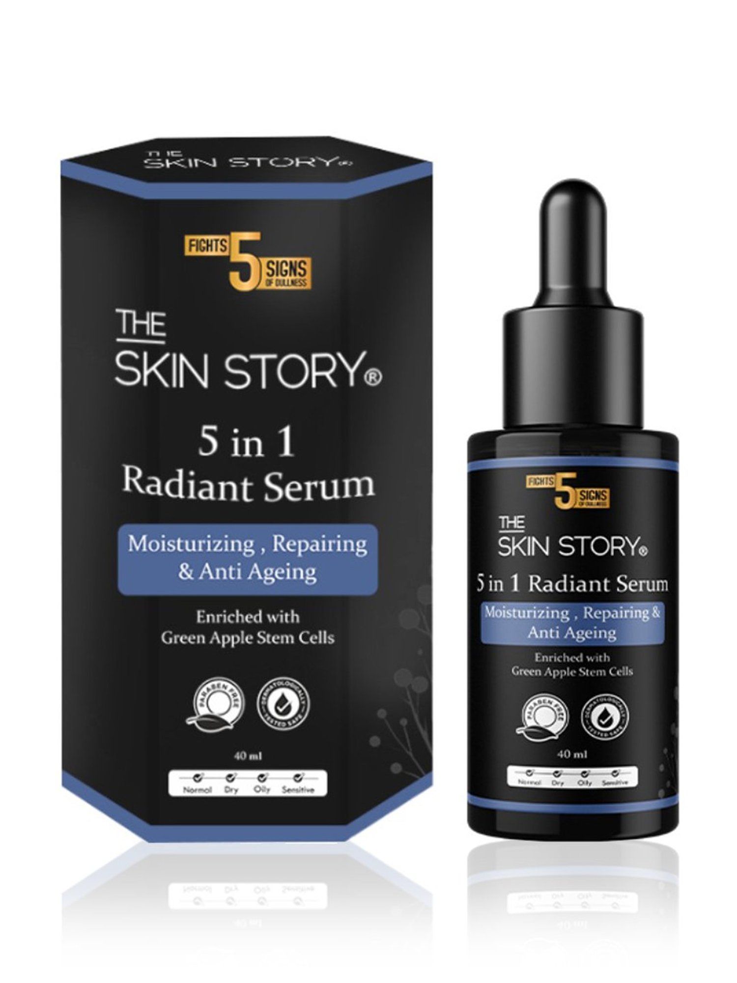 The Skin Story Green Apple Stem Cells 5 in 1 Radiant Serum - 40 ml