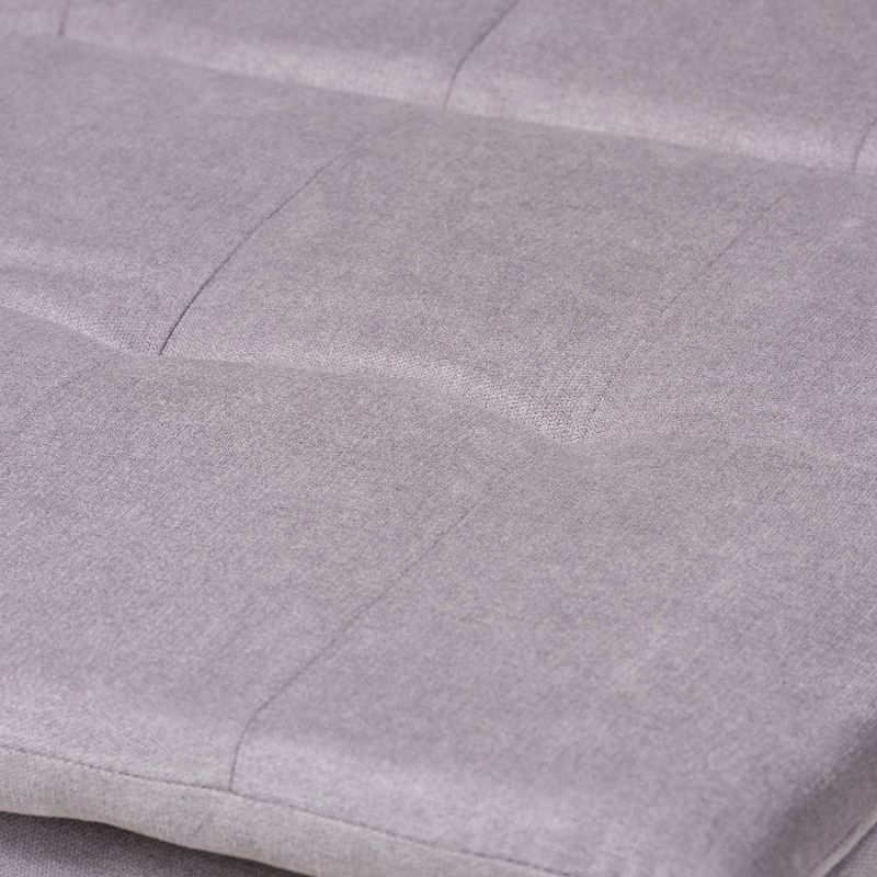 Noa Sectional Sofa with Ottoman Gray - Baxton Studio