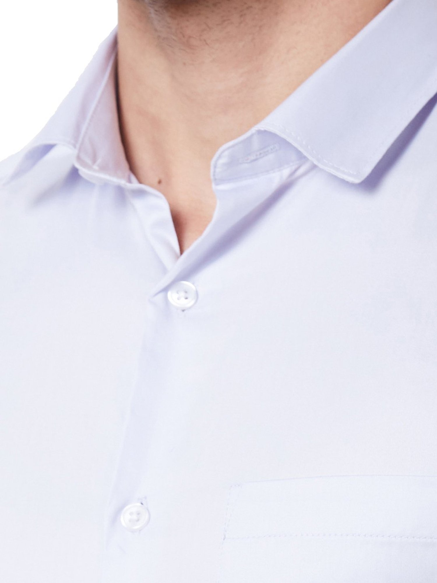 Kenneth Cole Lilac Slim Fit Cotton Shirt