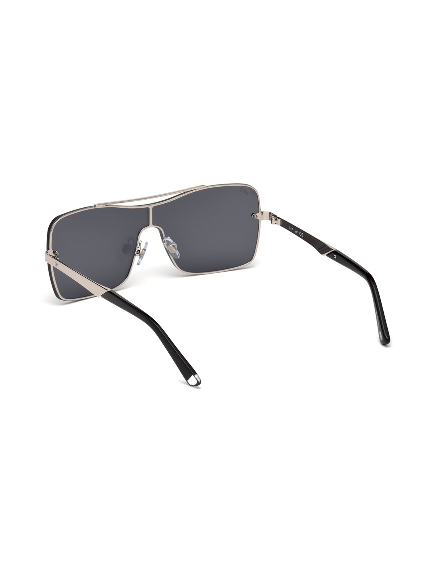 WEB EYEWEAR Grey Square Sunglasses Designed in Italy