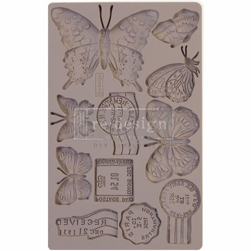 Prima Marketing Re-Design Mould 5"X8"X8mm-Butterfly In Flight