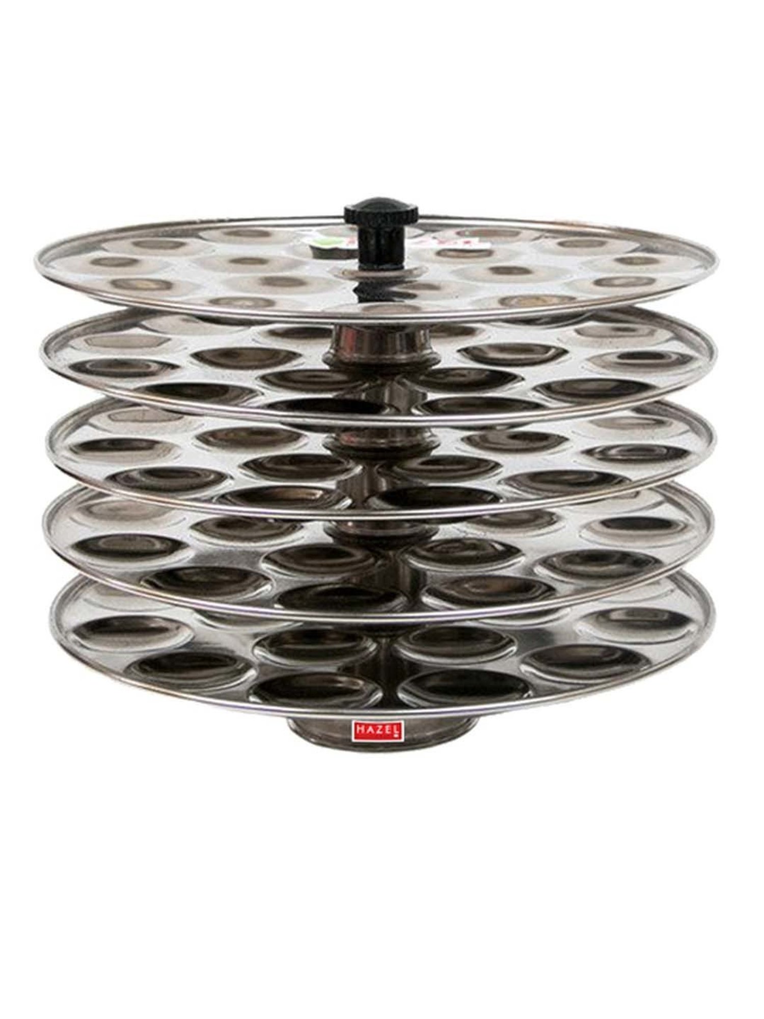 Butterfly Silver Stainless Steel Standard Idli Maker With Friendly Cooker