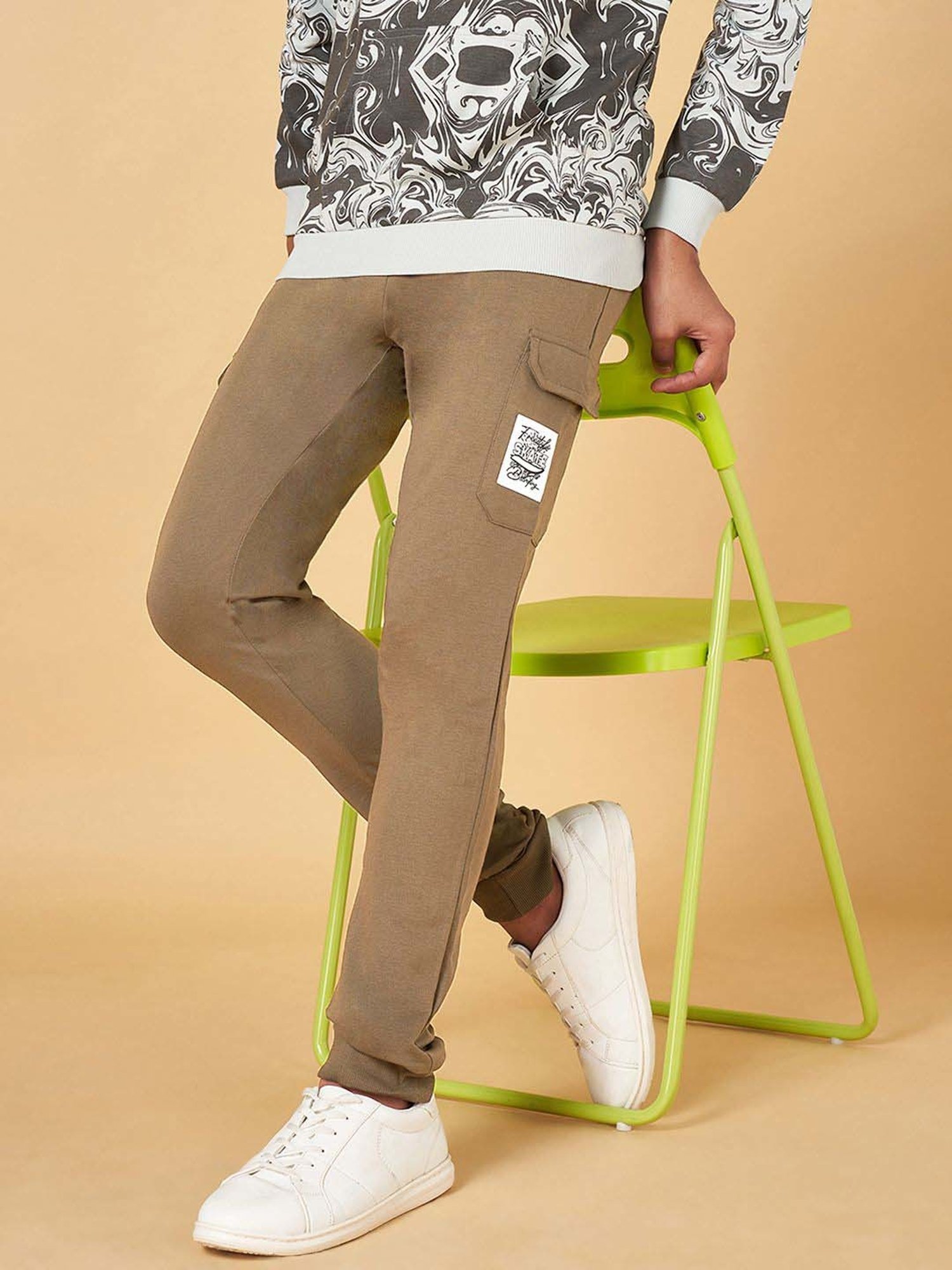 Todd N Teen Kids Navy Cotton Joggers