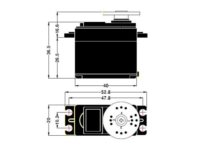 13KG 15KG Servos Digital MG996 Servo Metal Gear for Futaba JR Car RC Model Helicopter Boat For Arduino UNO diy