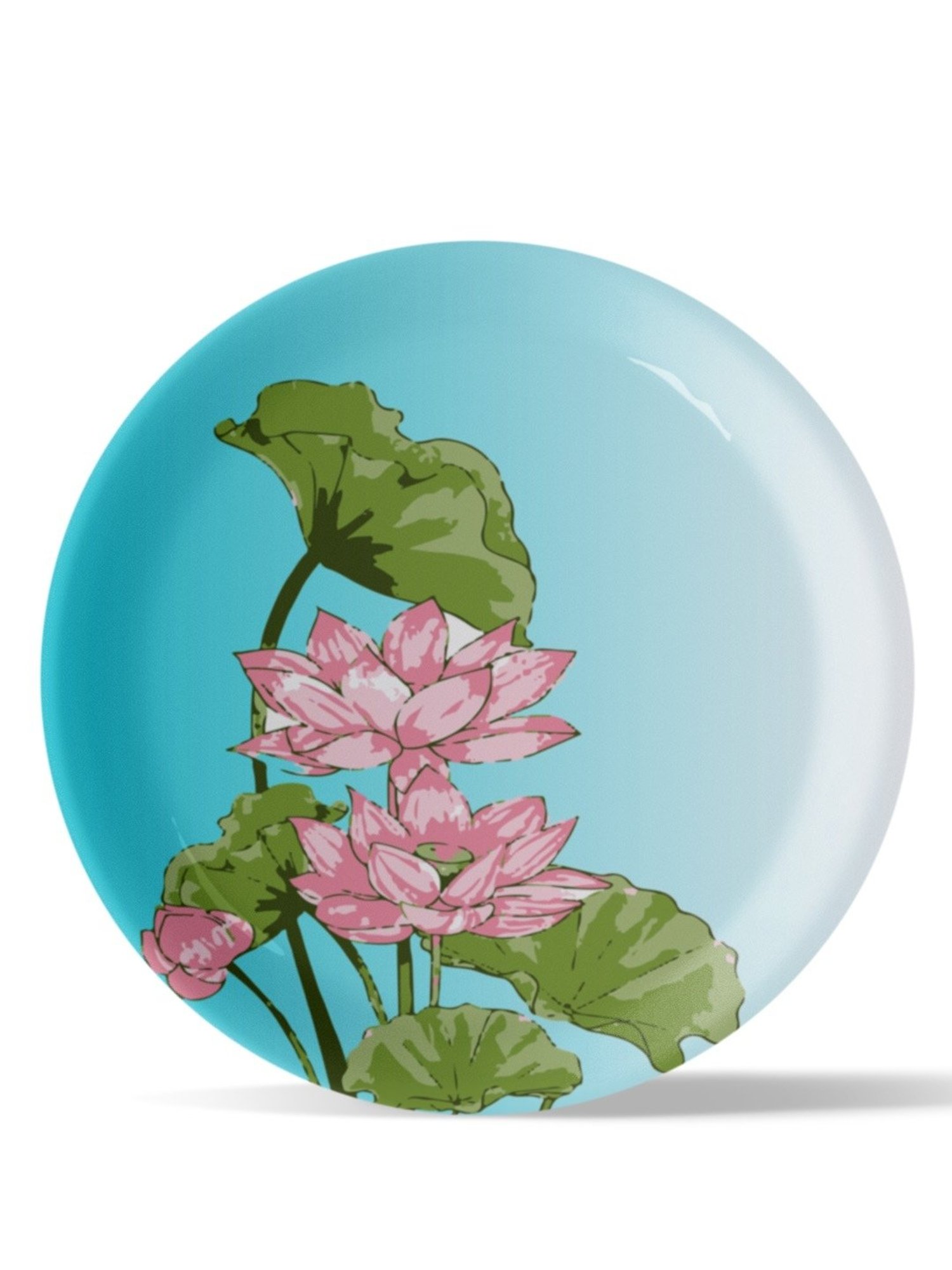 Nestroots Pichwai Print Multicolor Porcelain Wall Plate